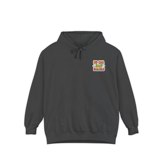 Hoodie - No Cap, Just Delulu Graphic Hoodie